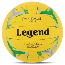 М"яч волейбольний Legend №5, жовтий-зелений, код: LG9490_YG