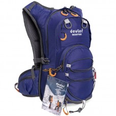 Рюкзак спортивний з жорсткою спинкою Deuter 15л, темно-синій, код: 801_DBL