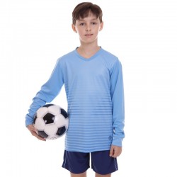 Форма футбольна дитяча PlayGame, розмір 30, ріст 150, блакитний-синій, код: CO-1908B-1_30NBL