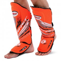 Захист гомілки та стопи для єдиноборств Twins M, помаранчевий, код: BO-5030_MOR