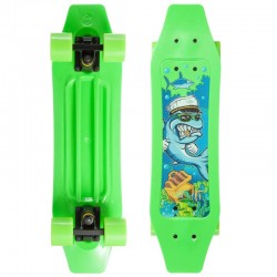 Скейтборд пластиковий PLAYBABY Fish Duckbill салатовий, код: SK-418-7-S52