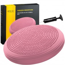Балансувальна подушка-диск 4Fizjo MED+ 33 см (сенсомоторна) масажна 4FJ0316, рожевий, код: 4FJ0316