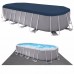 Овальний каркасний басейн Intex Oval Frame Pool 6100x3050x1220 мм, код: 26798-IB