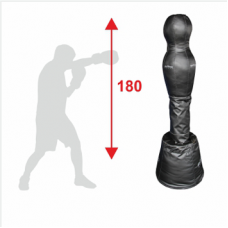Манекен для боксу Boyko Sport Cилует підлоговий 1800х55 на стійці, код: bs0822021002-BK