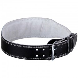 Пояс атлетичний шкіряний Zelart ширина 10см XS чорний, код: SB-165085_XS