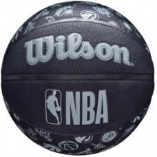 М"яч баскетбольний Wilson NBA All Team BL №6, чорний, код: 194979062456 М"яч баскетбольний Wilson NBA All Team BL №6, чорний, код: 194979062456