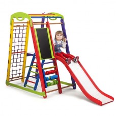 Дитячий спортивний куточок SportBaby Крихітка 1320х850х1500 мм, код: Крихітка - 1 Plus 3 Дитячий спортивний куточок SportBaby Крихітка 1320х850х1500 мм, код: Крихітка - 1 Plus 3