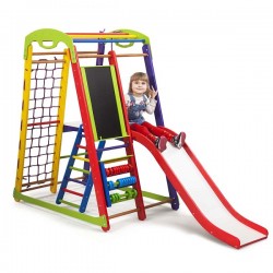 Дитячий спортивний куточок SportBaby Крихітка 1320х850х1500 мм, код: Крихітка - 1 Plus 3 Дитячий спортивний куточок SportBaby Крихітка 1320х850х1500 мм, код: Крихітка - 1 Plus 3