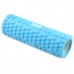 Набір для масажу та йоги PowerPlay (ролик 30x10 см + 2-ва м"ячі) Blue + резинка 7.5 кг., код: PP_4097_Blue
