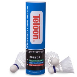 Волани для бадмінтону Teloon 6шт, білий, код: TB200-S52 Волани для бадмінтону Teloon 6шт, білий, код: TB200-S52