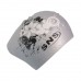 Шапочка для плавання SNS для довгого волосся KW-3СЕ silver flowers, срібний, код: 11344-SNS