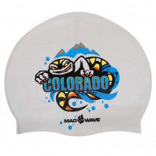 Шапочка для плавання MadWave Colorado срібний, код: M055838-S52