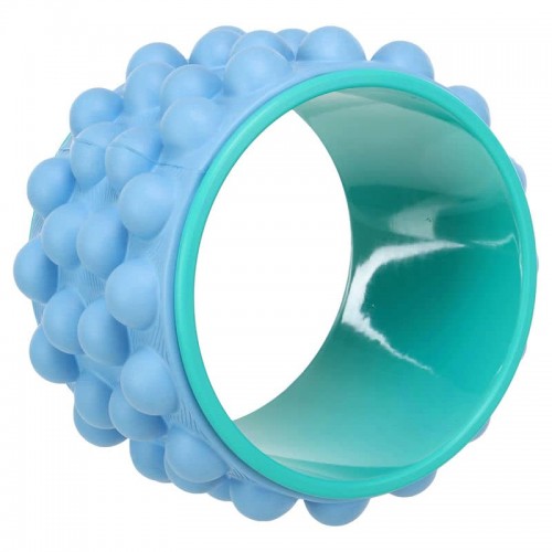 Колесо для йоги масажне FitGo Wheel Yoga 230 мм, блакитний, код: FI-6205_N