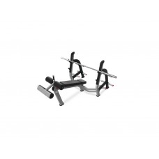 Похила лава для жиму з негативним кутом нахилу Nautilus Benches and Racks, код: 9NP-B7204-FS