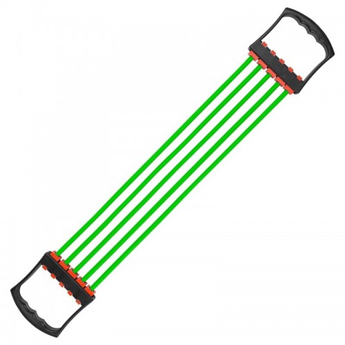 Еспандер плечовий FitGo 5гумових джгутів, 801, зелений., код: 801-G-WS