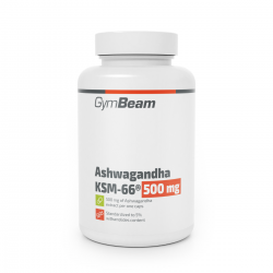 Ашваганда GymBeam KSM-66® 500 mg, 90 капсул, код: 8586025615327