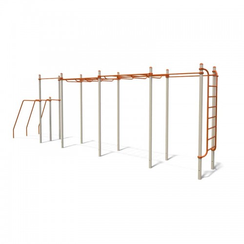 Спортивний комплекс InterAtletika Воркаут 9971х1522х2705 мм, код: S831.11-SM