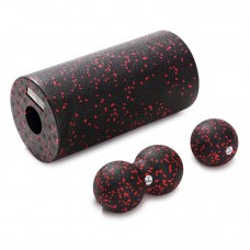 Масажний набір SportVida (Ball 08, Duoball 08 та Foam Roller 30), код: XR-0080