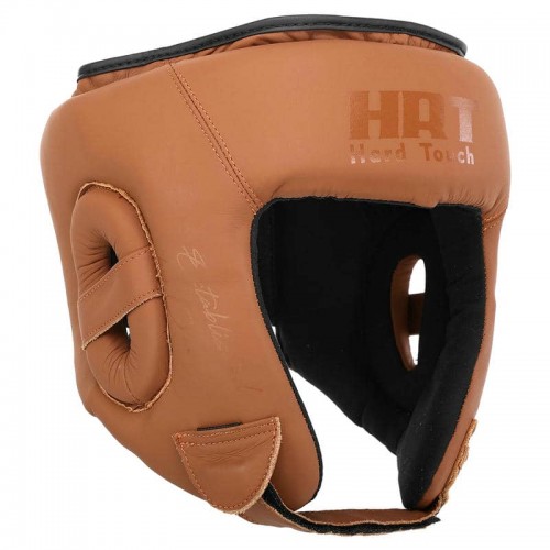Шолом боксерський відкритий шкіряний Hard Touch S, коричневий, код: BO-4232_SBR