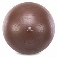 Фітбол м"яч для фітнесу сатин Bloom ø65см, коричневий, код: LB7051-65