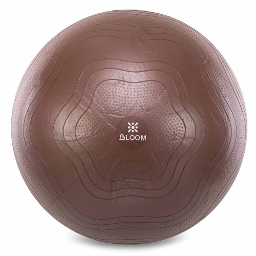 Фітбол м"яч для фітнесу сатин Bloom ø65см, коричневий, код: LB7051-65