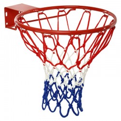 Сітка баскетбольна Spalding Heavy Duty 1 шт, червоний-білий-синій, код: 8219SPCN