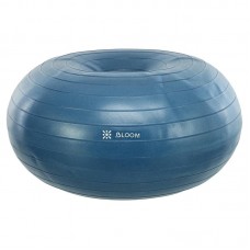 Фітбол м'яч для балансу Пончик сатин Bloom 550 мм, синій, код: LB7050_BL