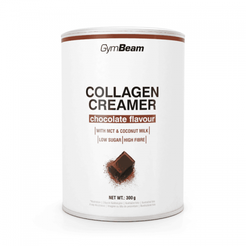 Суміш для напоїв GymBeam Collagen Creamer 300 г, шоколад, код: 8586024621015