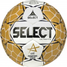 М"яч гандбольний Select Ultimate EHF Champions League v23 Junior №2, білий-золотий, код: 5703543323715 М"яч гандбольний Select Ultimate EHF Champions League v23 Junior №2, білий-золотий, код: 5703543323715