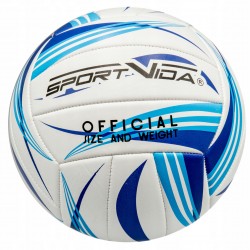 М"яч волейтбольний SportVida №5, білий-синій-блакитний, код: SV-SE0104