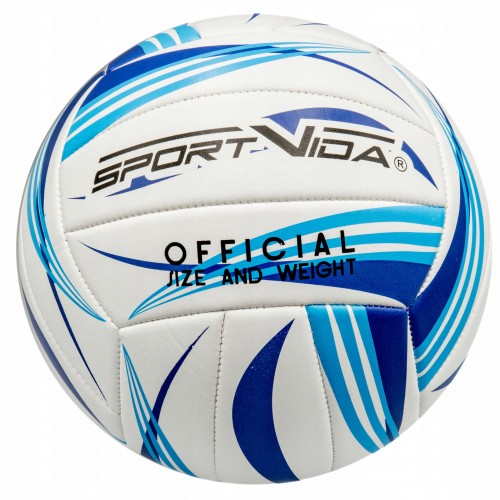 М"яч волейтбольний SportVida №5, білий-синій-блакитний, код: SV-SE0104