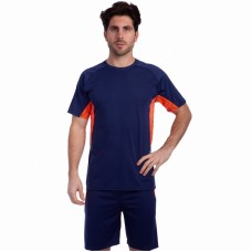 Футбольна форма PlayGame Sole XL-48, ріст 175, темно-синій-помаранчевий, код: CO-1012_XLDBLOR