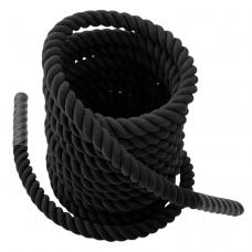 Канат для кросфіту Orlins 20 м, діаметр 45 мм бавовняний чорний, код: RO-129