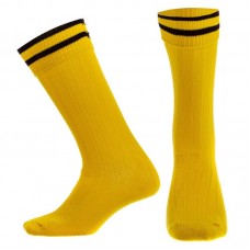 Гетри футбольні Zelart розмір 32-39, жовтий-чорний, код: CO-5608_YBK