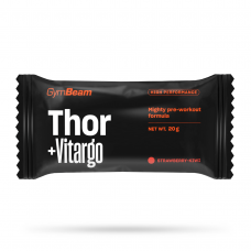 Пробник Передтренувальний стимулятор Thor Fuel + Vitargo GymBeam 20 г, полуниця-ківі, код: 8586024620766