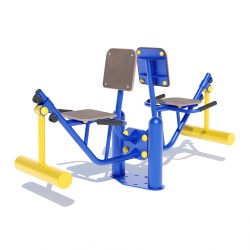 Вуличний тренажер Brustyle Розгинач стегна 1670х560х970 мм, код: SG128