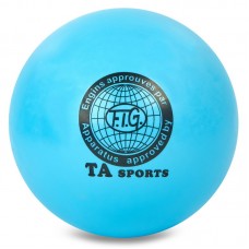 М"яч для художньої гімнастики SP-Sport 20см блакитний, код: BA-GB75_N-S52