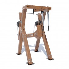Вуличний дерев"яний тренажер Brustyle для задніх дельт стоячи, код: SW603 Вуличний дерев"яний тренажер Brustyle для задніх дельт стоячи, код: SW603