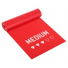 Стрічка еластична для фітнесу та йоги LiveUp Medium, червоний, код: LP8415-M
