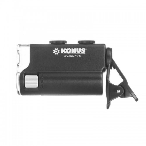 Мікроскоп Konus Konusclip 60x-100x для смартфона, код: 3710-DB Мікроскоп Konus Konusclip 60x-100x для смартфона, код: 3710-DB