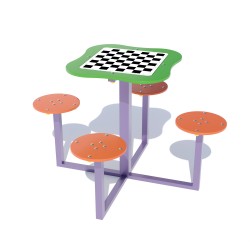 Столик для шахів Miros 1230х1230х790 мм, код: DIO237 Столик для шахів Miros 1230х1230х790 мм, код: DIO237