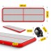Мат гімнастичний надувний 4Fizjo Air Track Mat 6000x2000x200 мм, білий-червоний, код: P-5907739312044