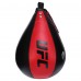 Груша пневматична підвісна UFC 25см 10х7", чорний-червоний, код: UHK-69750-S52