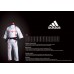 Кімоно для дзюдо Adidas серії Club, розмір 120, біле-золоті смуги, код: 15623-628