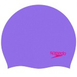 Шапка для плавання дитяча Speedo Moulded Silc Cap Ju фіолетовий-червоний, код: 5053744445304