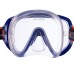 Маска для плавання Zelart синій-сірий, код: M167-SIL_BLGR