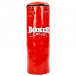 Мішок боксерський Boxer 800х280 мм, 19 кг червоний, код: 1003-04_R