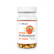 Жувальні мультивітаміни для дітей GymBeam 120 таблеток, апельсин, код: 8586022217111