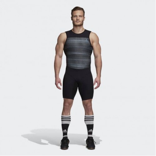 Костюм для важкої атлетики Adidas CrazyPowerSuit L, чорний, код: 15559-569