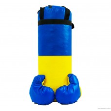 Боксерский набор Toys Ukraine середній Strateg, синій-жовтий, код: 34365-T